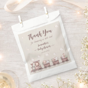 Sacolinha Chá de fraldas de Comboio de Selva Safari