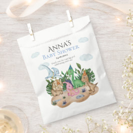 Sacolinha Chá de fraldas de Dinossauros da Floresta Tropical