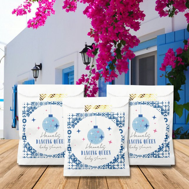 Sacolinha Chá de fraldas de discoteca musical Rainha Greek (Criador carregado)