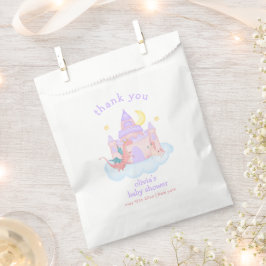 Sacolinha Chá de fraldas de Dragão de Fairytale Pastel Cute