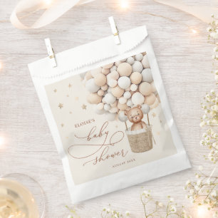 Sacolinha Chá de fraldas de Espera Neutral do Balão do Urs