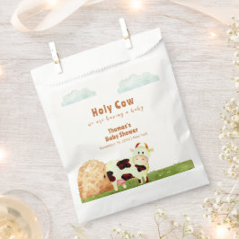 Sacolinha Chá de fraldas de Fazenda de Vaca Sagrada e Russa
