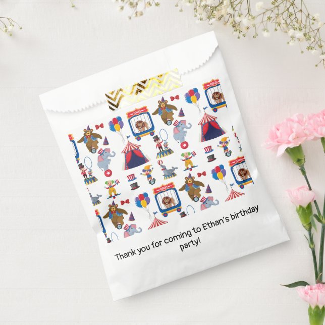 Sacolinha Chá de fraldas de Festa de aniversário de Carnaval (Selado)