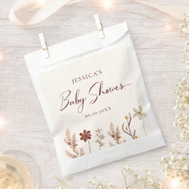 Sacolinha Chá de fraldas de flor selvagem