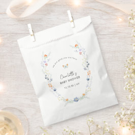 Sacolinha Chá de fraldas de flor selvagem da borboleta Minim