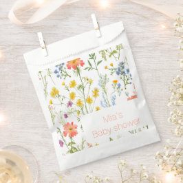 Sacolinha Chá de fraldas de flores silvestres botânicas
