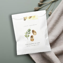 Sacolinha Chá de fraldas de folhas de Calçados de cor laranj