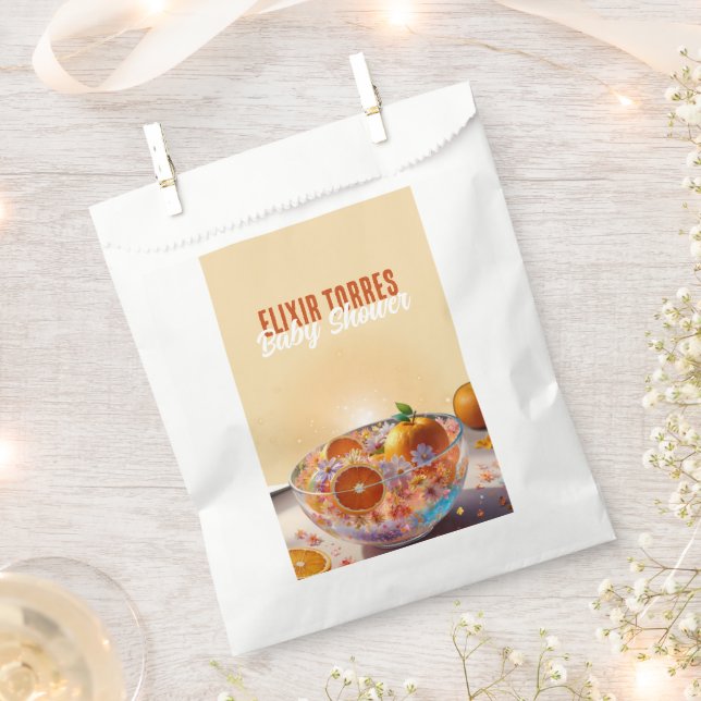 Sacolinha Chá de fraldas de Fotografia de Citrus Laranja Qui (Cortado)