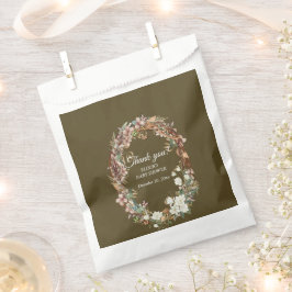 Sacolinha Chá de fraldas de Fotografia Floral do Whimsical W