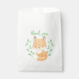 Sacolinha Chá de fraldas de Fox de Aquarela