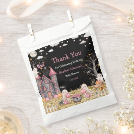 Sacolinha Chá de fraldas de Garota do Pastel Halloween