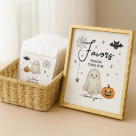 Sacolinha Chá de fraldas de Halloween Favor Bag