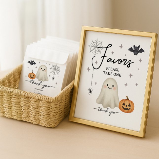 Sacolinha Chá de fraldas de Halloween Favor Bag (Criador carregado)