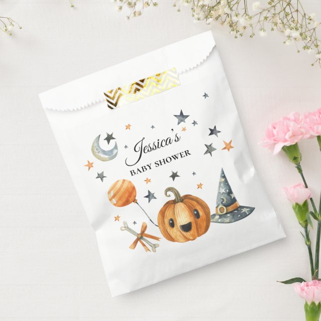Sacolinha Chá de fraldas de Halloween Pequenas Bolsas Favorá (Selado)