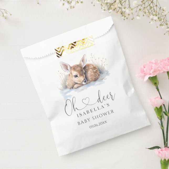 Sacolinha Chá de fraldas de inverno de Deer Woodland (Selado)