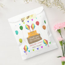 Chá de fraldas de Laranja de Cartoon