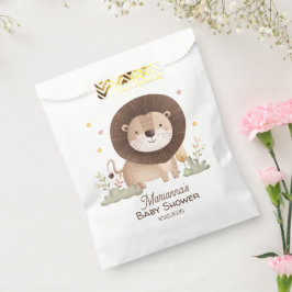 Sacolinha Chá de fraldas de leão-cômoda rugindo com Entusias