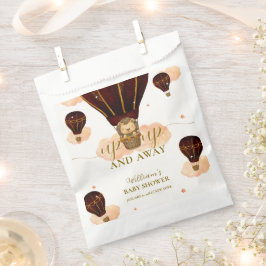 Sacolinha Chá de fraldas de Leão Selvagem Selvagem de Balão