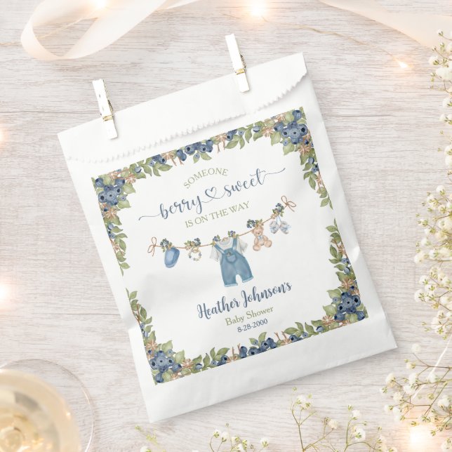 Sacolinha Chá de fraldas de linha de malha doce de mirtilo B (Cortado)