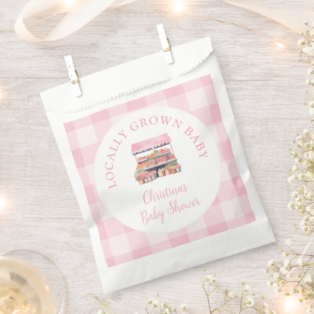 Sacolinha Chá de fraldas de Menina Cultivada Localmente (Cortado)