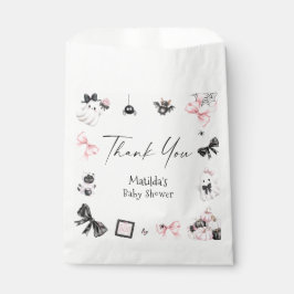 Sacolinha Chá de fraldas de Menina de Boo Halloween