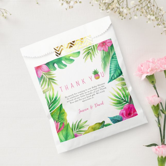 Sacolinha Chá de fraldas de Menina Rosa com Pacificadores da (Selado)