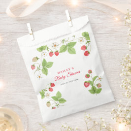 Sacolinha Chá de fraldas de morango doce simples