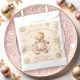 Sacolinha Chá de fraldas de Natal do Gingerpão Pequeno Docin