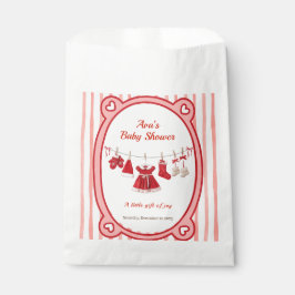 Sacolinha Chá de fraldas de Natal | Papais noeis Vermelho e
