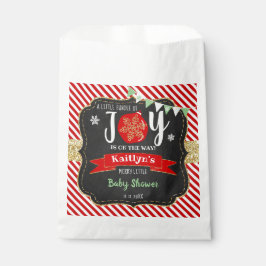 Sacolinha chá de fraldas De Natal "Pequeno Pacote De Alegria