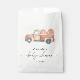 Sacolinha Chá de fraldas de outono do caminhão