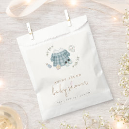 Sacolinha Chá de fraldas de padrão mínimo de roupas modernas