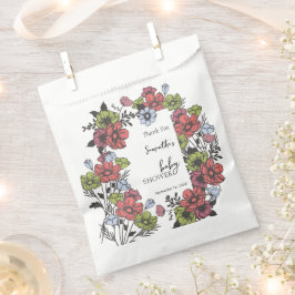 Sacolinha Chá de fraldas de Pastel Selvagem Colorida