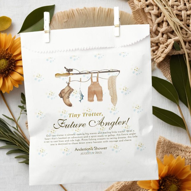 Sacolinha Chá de fraldas de Pesca de Tiny Trotter Futuro (Criador carregado)