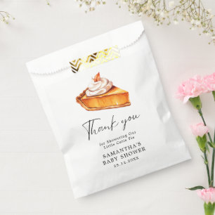 Sacolinha Chá de fraldas de queda de abóbora