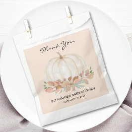 Sacolinha Chá de fraldas de queda de abóbora