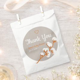 Sacolinha Chá de fraldas de ramificação de algodão elegante