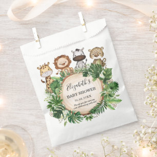 Sacolinha Chá de fraldas de Selva Selvagem Tropical