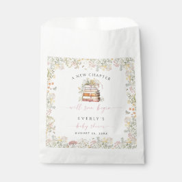 Sacolinha Chá de fraldas de Storybook Favorece Bolsas de flo