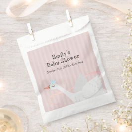 Sacolinha Chá de fraldas de Swan, Princesa Cinzenta Moderna 