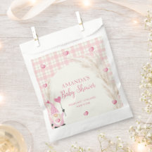 Chá de fraldas de Sweetheart do Arch Gingham Boho 