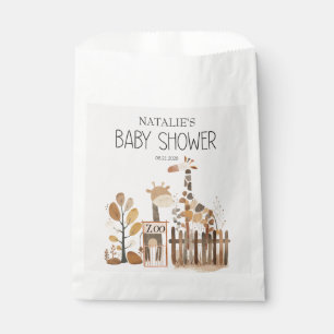 Sacolinha Chá de fraldas de Zoo Safari