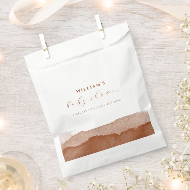 Sacolinha Chá de fraldas do Deserto de Boho Terracotta (Cortado)