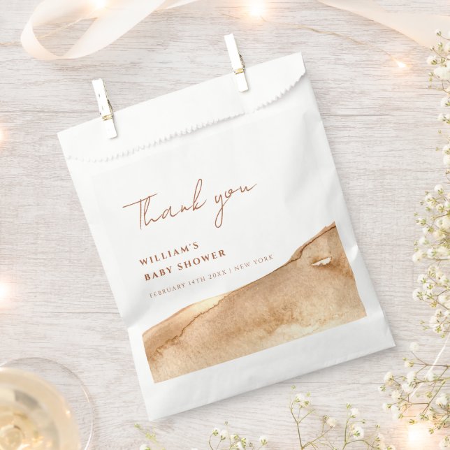 Sacolinha Chá de fraldas do Deserto do Modern Boho (Cortado)