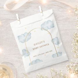 Sacolinha Chá de fraldas do Garoto da Nuvem de Boho Bonito