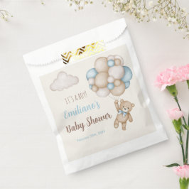 Sacolinha Chá de fraldas do Urso de Teddy