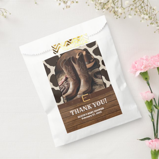 Sacolinha Chá de fraldas Elegante Boots (Selado)