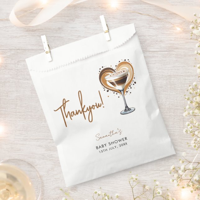 Sacolinha Chá de fraldas Espresso Martini Tini One (Cortado)