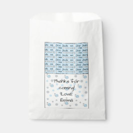 Sacolinha Chá de fraldas Favor Bag, "Snips and Snails"