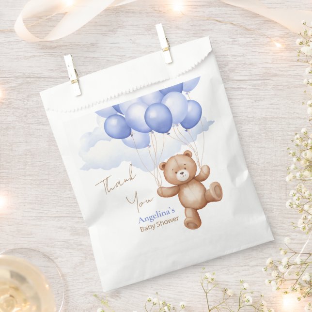 Sacolinha Chá de fraldas Favor Bolsas Obrigado (Cortado)